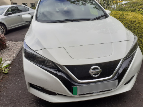 Front view of my 2019 Nissan Leaf
