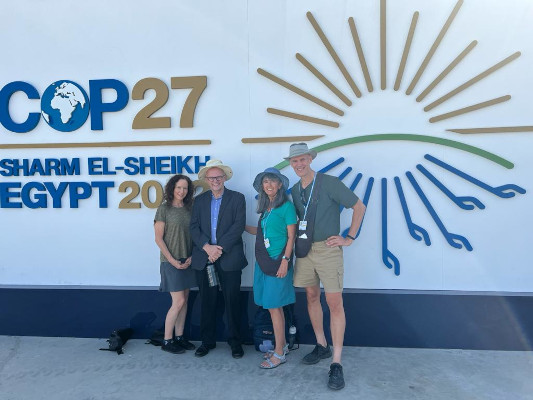 Regina, Paul, Heidi and Charles at COP27