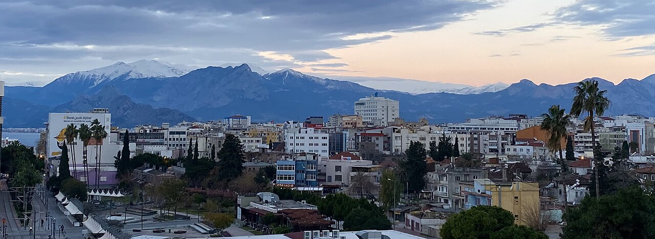 Antalya, Turkey skyline 19 February 2022