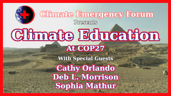Climate Education - At COP27 thumbnail with link