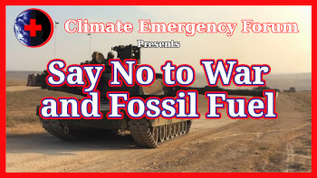 Say No to War and Fossil Fuel thumbnail with link